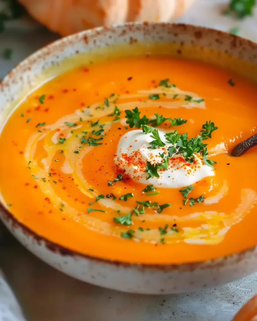 Cremige Kürbissuppe in 15 Minuten
