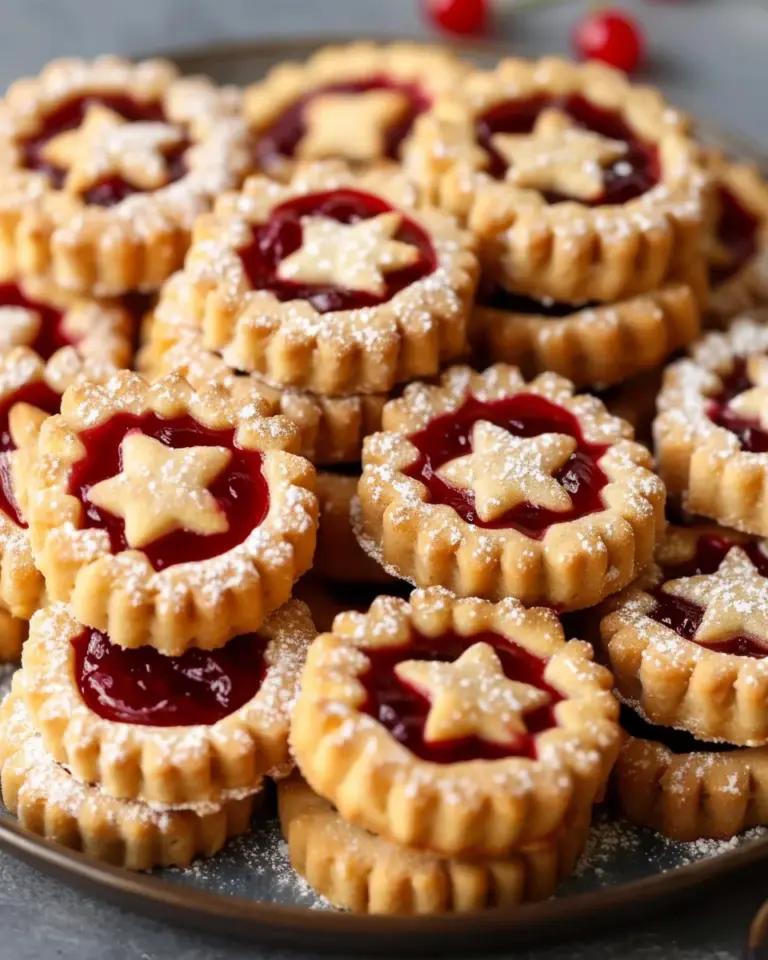 Einfaches Spitzbuben Rezept von Oma
