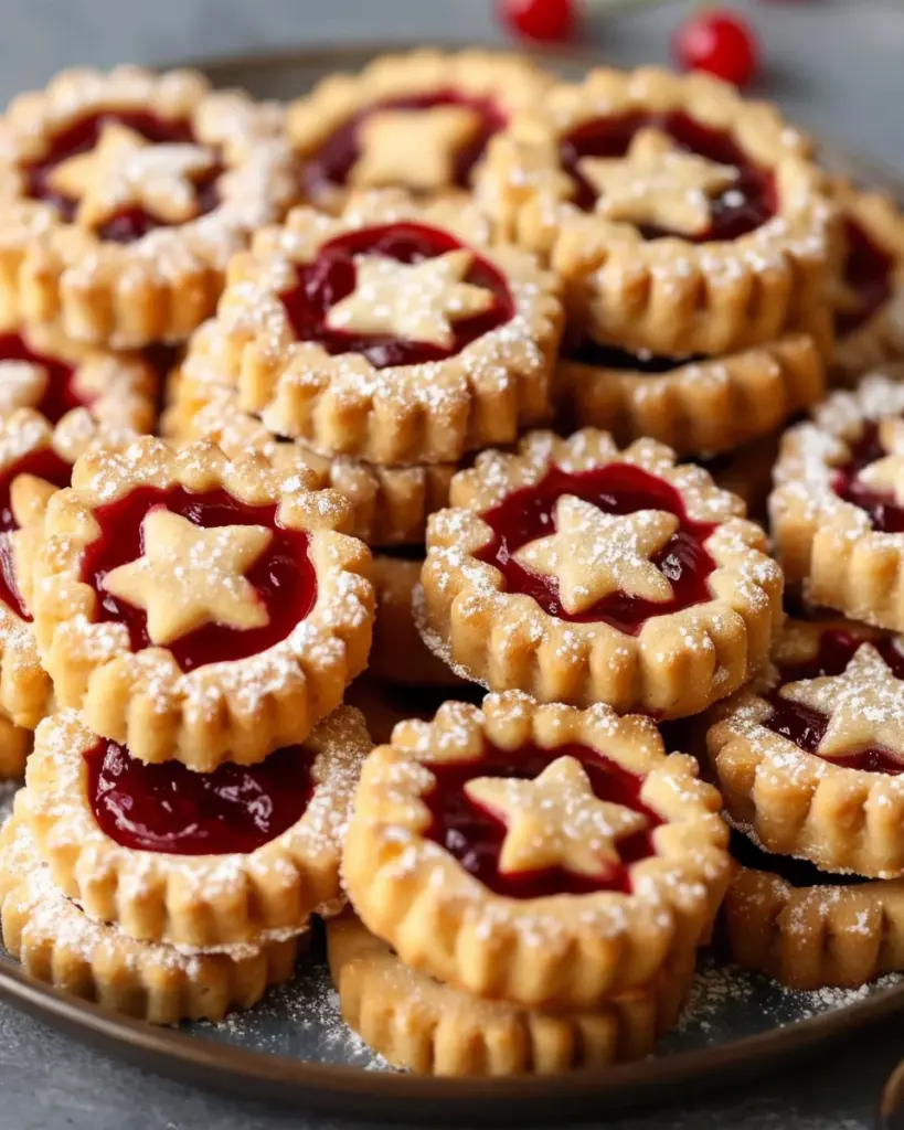 Einfaches Spitzbuben Rezept von Oma