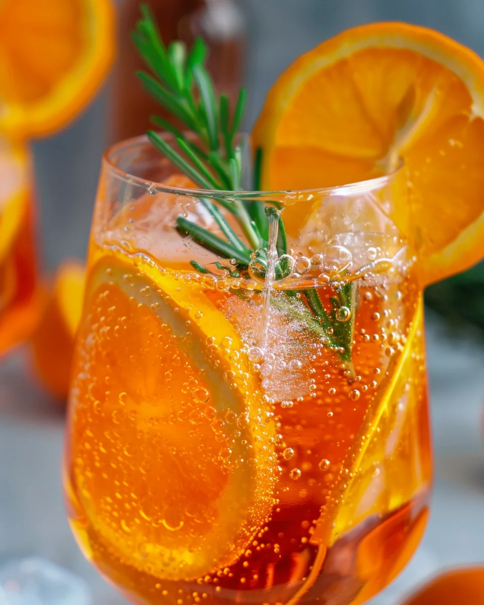 Alkoholfreier Aperol Spritz