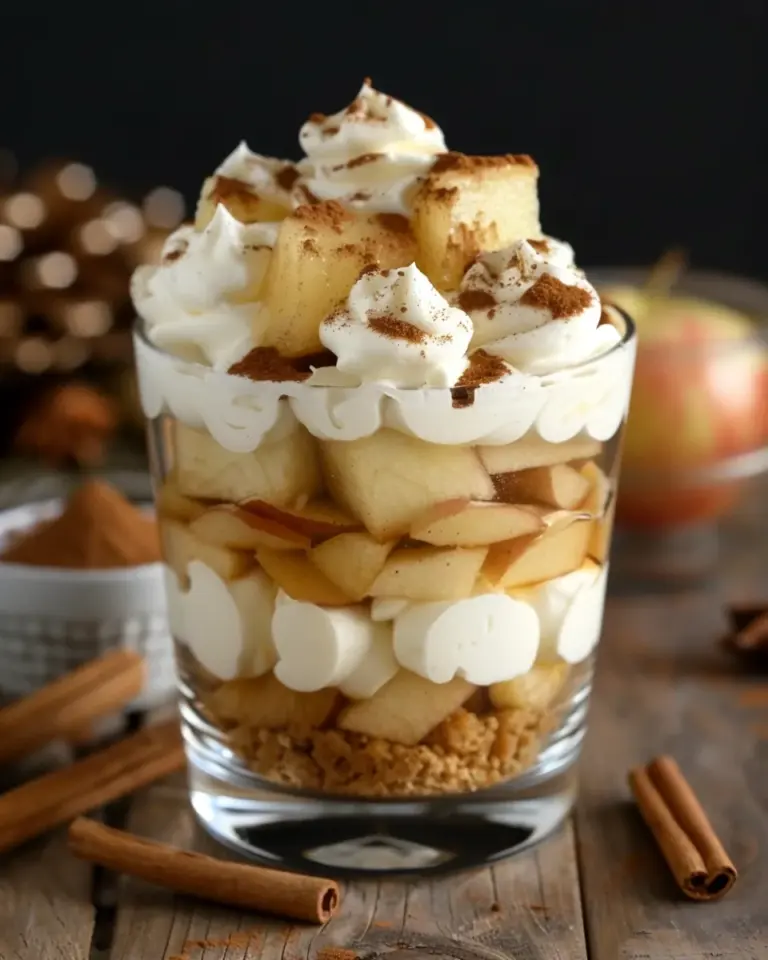 Bratapfel-Tiramisu im Glas- festlich und fruchtig