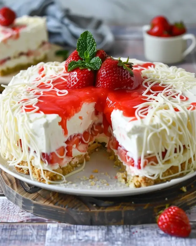 Spaghetti-Eis-Torte ohne Backen