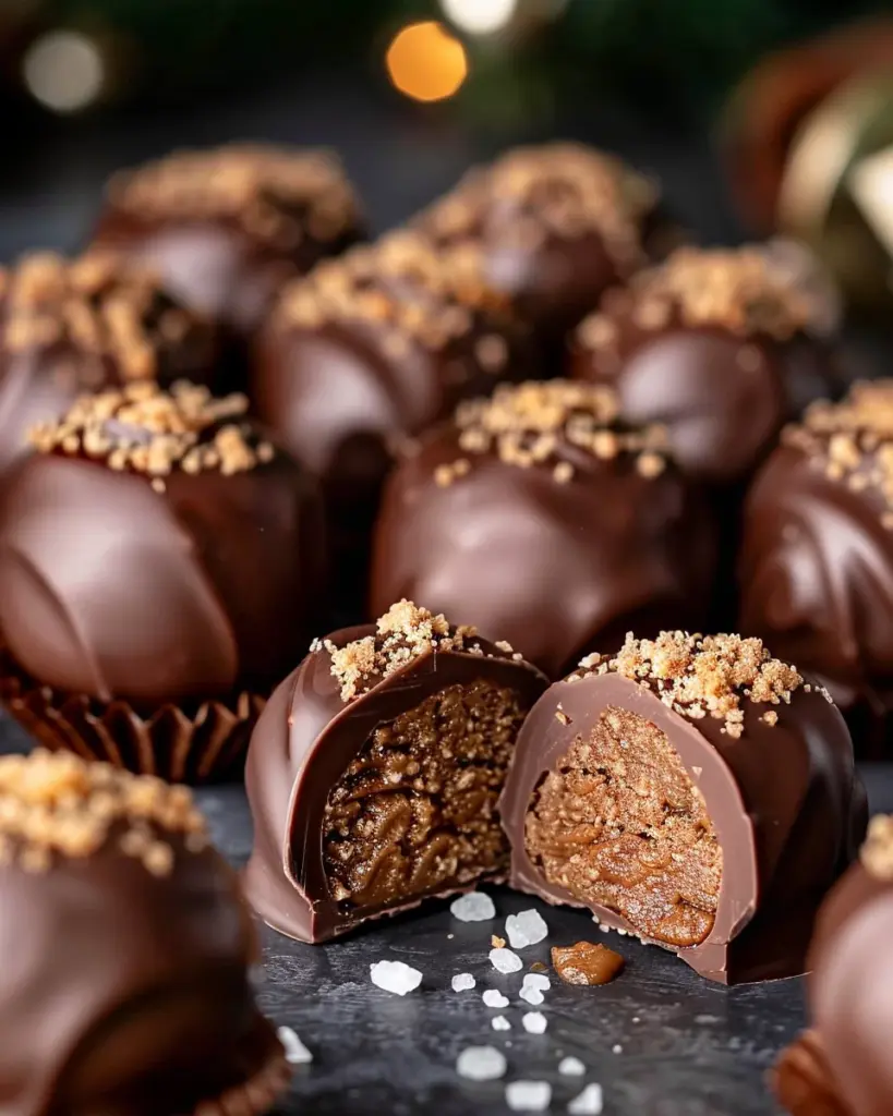 Spekulatius Kugeln- Pralinen für Weihnachten