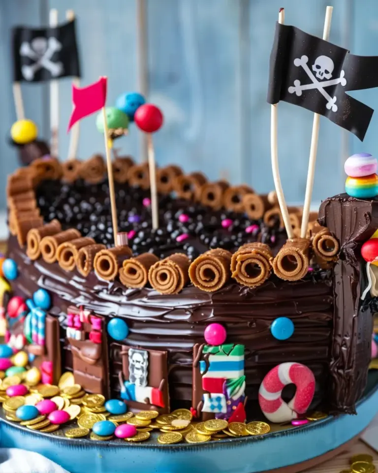 Piratenkuchen- einfache Anleitung zum selber machen