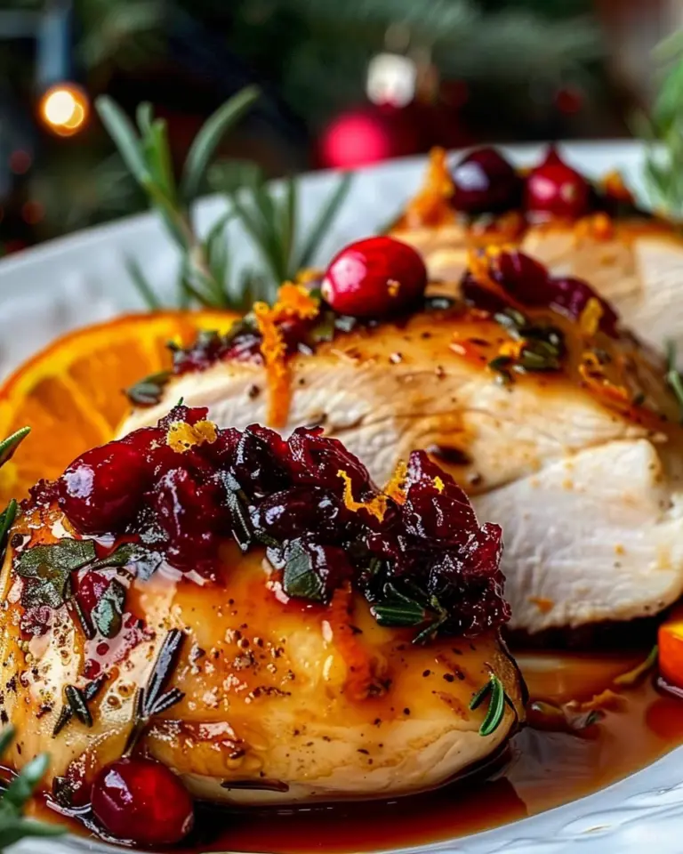 Weihnachtliche Hähnchenbrust