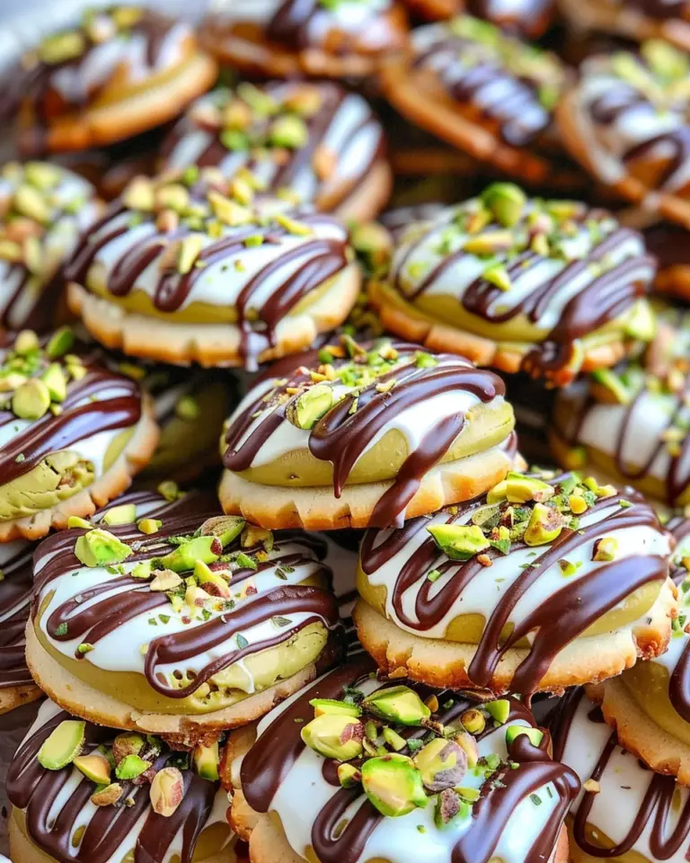 Pistazienkekse mit Pistaziencreme so lecker