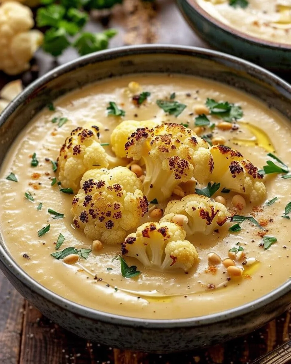 Cremige Blumenkohlsuppe